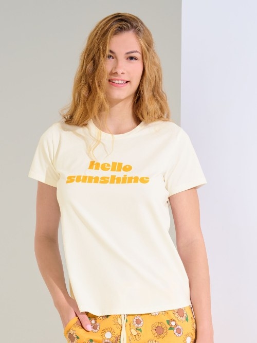 Lisca Summer jaune pyjama