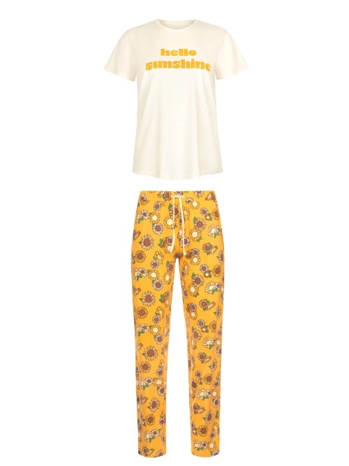 Lisca Summer jaune pyjama