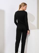 Lisca Evelyn noir pyjama