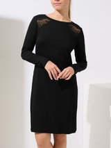 Lisca Evelyn noir chemise de nuit