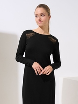 Lisca Evelyn noir chemise de nuit