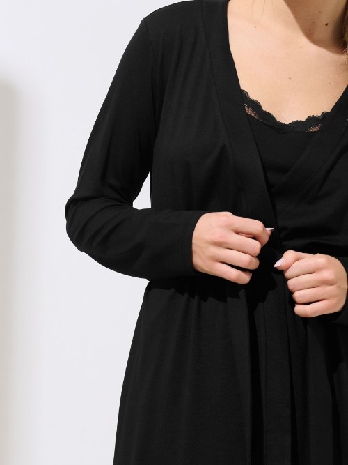 Lisca Evelyn noir kimono