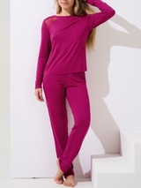 Lisca Evelyn fuchsia pyjama