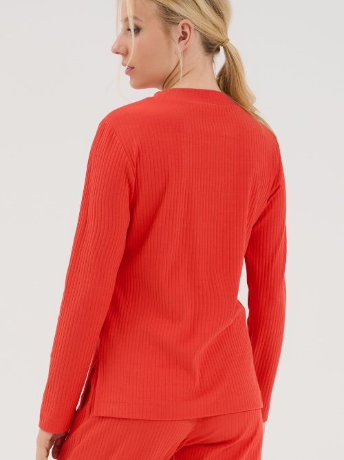 Lisca Lucky orange chemise de pyjama