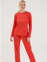 Lisca Lucky orange chemise de pyjama