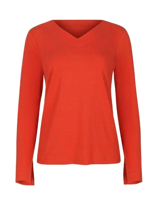 Lisca Lucky orange chemise de pyjama