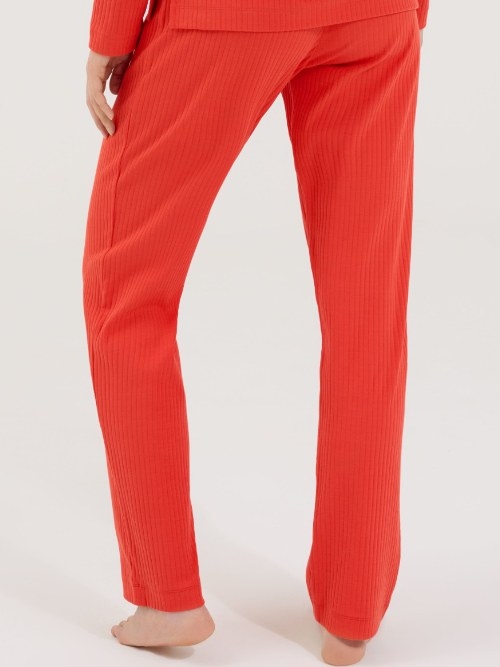 Lisca Lucky orange pantalon de pyjama