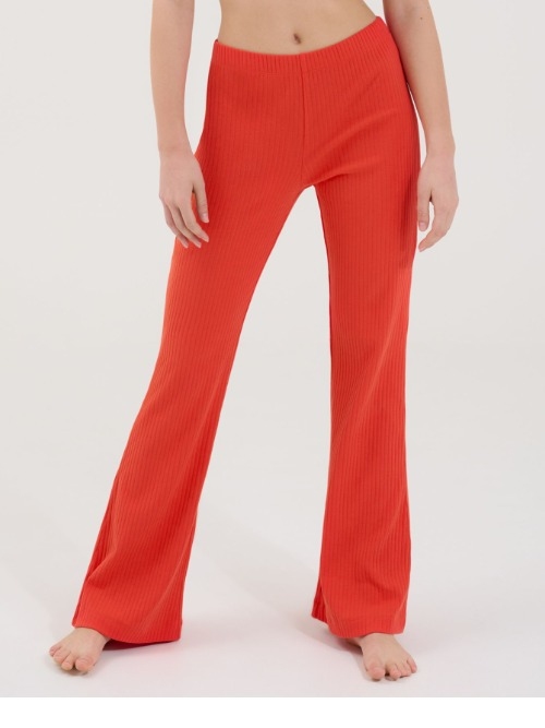 Lisca Lucky orange pantalon de pyjama