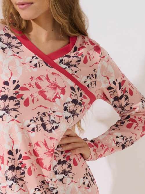 Lisca Ocean corail chemise de nuit