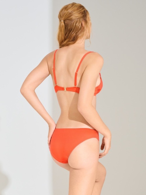 Maillots de bain Lisca Palma orange slip de bikini