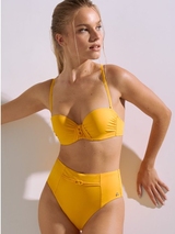 Maillots de bain Lisca Palma jaune haut de bikini préformé