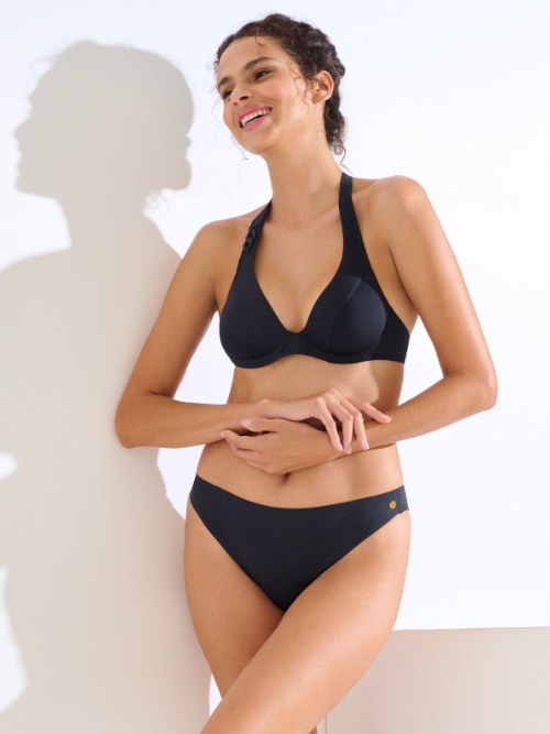 Maillots de bain Lisca Palma noir haut de bikini préformé