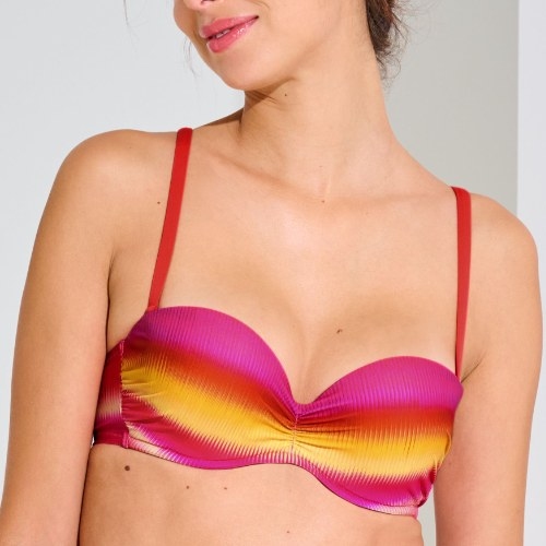 Maillots de bain Lisca Osaka rose haut de bikini préformé