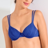 Maillots de bain Lisca Sorrento bleu soutien-gorge bikini corbeille