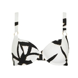 Maillots de bain Lisca Honolulu blanc/noir soutien-gorge bikini corbeille