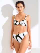 Maillots de bain Lisca Honolulu blanc/noir soutien-gorge bikini corbeille
