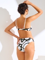 Maillots de bain Lisca Honolulu blanc/noir soutien-gorge bikini corbeille