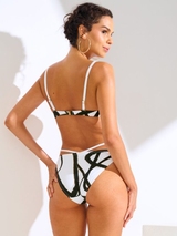 Maillots de bain Lisca Honolulu blanc/noir haut de bikini préformé