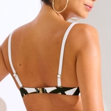 Maillots de bain Lisca Honolulu blanc/noir haut de bikini préformé