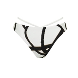 Maillots de bain Lisca Honolulu blanc/noir slip de bikini