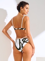Maillots de bain Lisca Honolulu blanc/noir slip de bikini