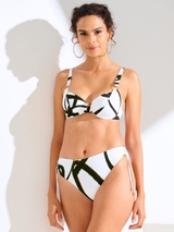 Maillots de bain Lisca Honolulu blanc/noir slip de bikini