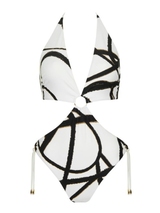 Maillots de bain Lisca Honolulu blanc/noir maillot de bain