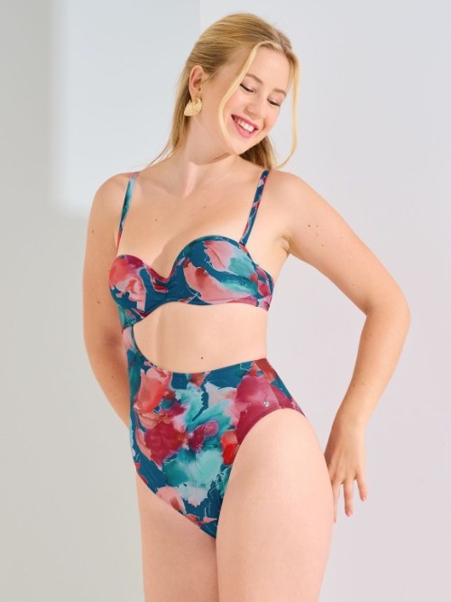 Maillots de bain Lisca Roma bleu marine maillot de bain