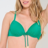 Maillots de bain Lisca Karpathos vert bikinitop push up