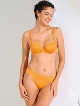 Maillots de bain Lisca Karpathos jaune ocre haut de bikini préformé