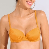 Maillots de bain Lisca Karpathos jaune ocre haut de bikini préformé