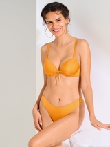 Maillots de bain Lisca Karpathos jaune ocre bikinitop push up