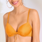 Maillots de bain Lisca Karpathos jaune ocre bikinitop push up