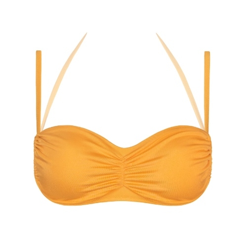 Maillots de bain Lisca Karpathos jaune ocre soutien-gorge bikini corbeille