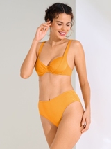 Maillots de bain Lisca Karpathos jaune ocre slip de bikini