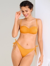 Maillots de bain Lisca Karpathos jaune ocre slip de bikini