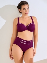 Maillots de bain Lisca Uvita bordeaux soutien-gorge bikini corbeille