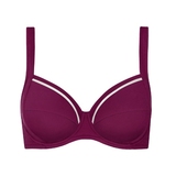 Maillots de bain Lisca Uvita bordeaux soutien-gorge bikini corbeille