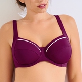 Maillots de bain Lisca Uvita bordeaux soutien-gorge bikini corbeille