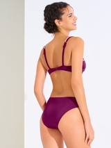 Maillots de bain Lisca Uvita bordeaux haut de bikini préformé