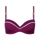 Maillots de bain Lisca Uvita bordeaux haut de bikini préformé