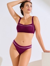 Maillots de bain Lisca Uvita bordeaux soutien-gorge bikini corbeille