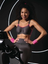 Anita Active Fil de performanceX gris/rose soutien-gorge de sport