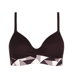 Maillots de bain Lisca Toulouse marron haut de bikini préformé