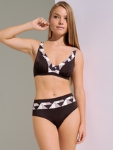 Maillots de bain Lisca Toulouse marron slip de bikini