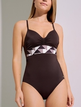 Maillots de bain Lisca Toulouse marron maillot de bain