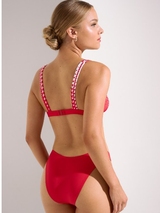 Maillots de bain Lisca Quito rouge soutien-gorge bikini corbeille
