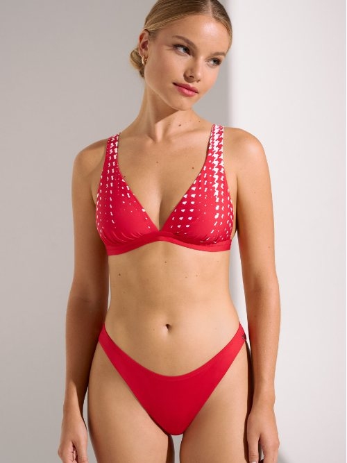 Maillots de bain Lisca Quito rouge slip de bikini