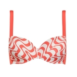 Maillots de bain Lisca Iceland corail haut de bikini préformé