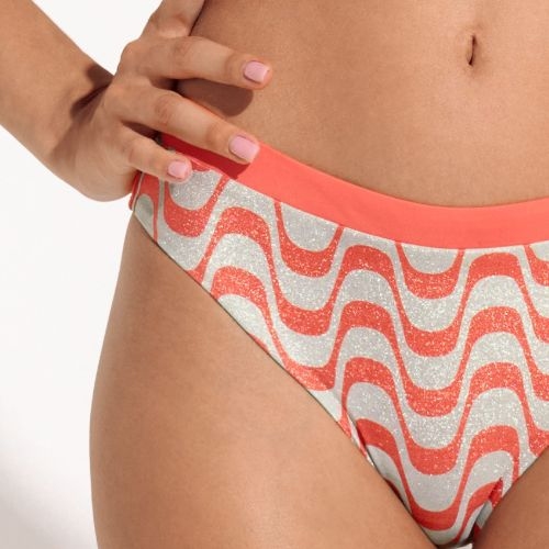 Maillots de bain Lisca Iceland corail slip de bikini